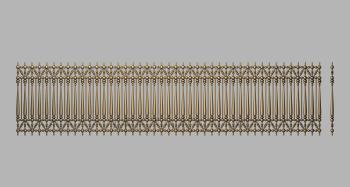 Geometrical panel (PGM_0192) 3D model for CNC machine